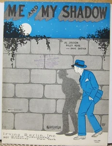 Me and My Shadow - Al Jolson, Billy Rose & Dave Dreyer - Partituras 1927 - Imagen 1 de 3