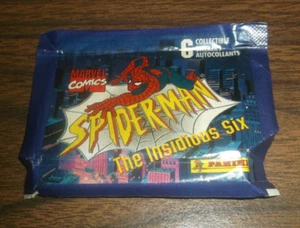 1996 SPIDERMAN PANINI THE INSIDIOUS SIX 66 STICKER LOT SET  FREE SHIPPING - Picture 1 of 3