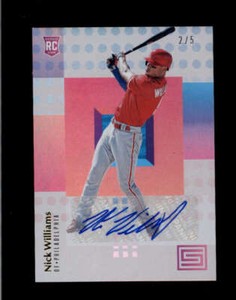 NICK WILLIAMS 2018 PANINI STATUS RARE GOLD ROOKIE AUTOGRAPH AUTO #2/5 BC8469