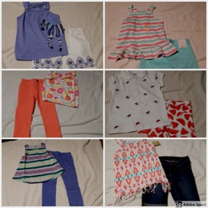NWT 5 5t Crazy 8 GYMBOREE Fruit Punch Sparkle Safari Watermelon Picnic Summer - Picture 1 of 6
