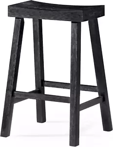 Kitchen Bar Stool, Modern Farmhouse Wood Counter Barstool, Kitchen Island Counte - Picture 1 of 6