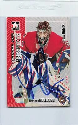 2005/06 ITG #53 Yann Danis Bulldogs Signed Auto *H1733 - Image 1 of 2