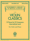 Violine Klassiker Zwischensoli klassische Noten G Schirmer Buch
