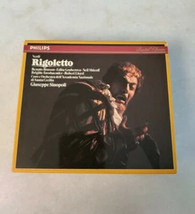 VERDI Rigoletto [1984] (2 CDs, Philips) SINOPOLI Bruson GRUBEROVA Fassbaender - Picture 1 of 3