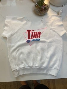 Tina Turner Vintage Cutoff Sweater Australia 85’ Tour Rare Size Small - Picture 1 of 5