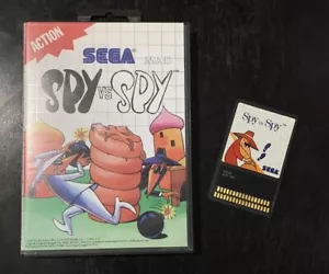Spy vs. Spy Sega Card (Sega Master, 1988) No Manual - Picture 1 of 2