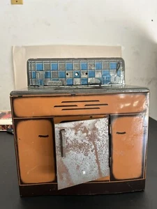 Vintage Sunny Suzy Tin Litho Kitchen Sink Toy Dollhouse Wolverine Toys 1950s - Picture 1 of 12
