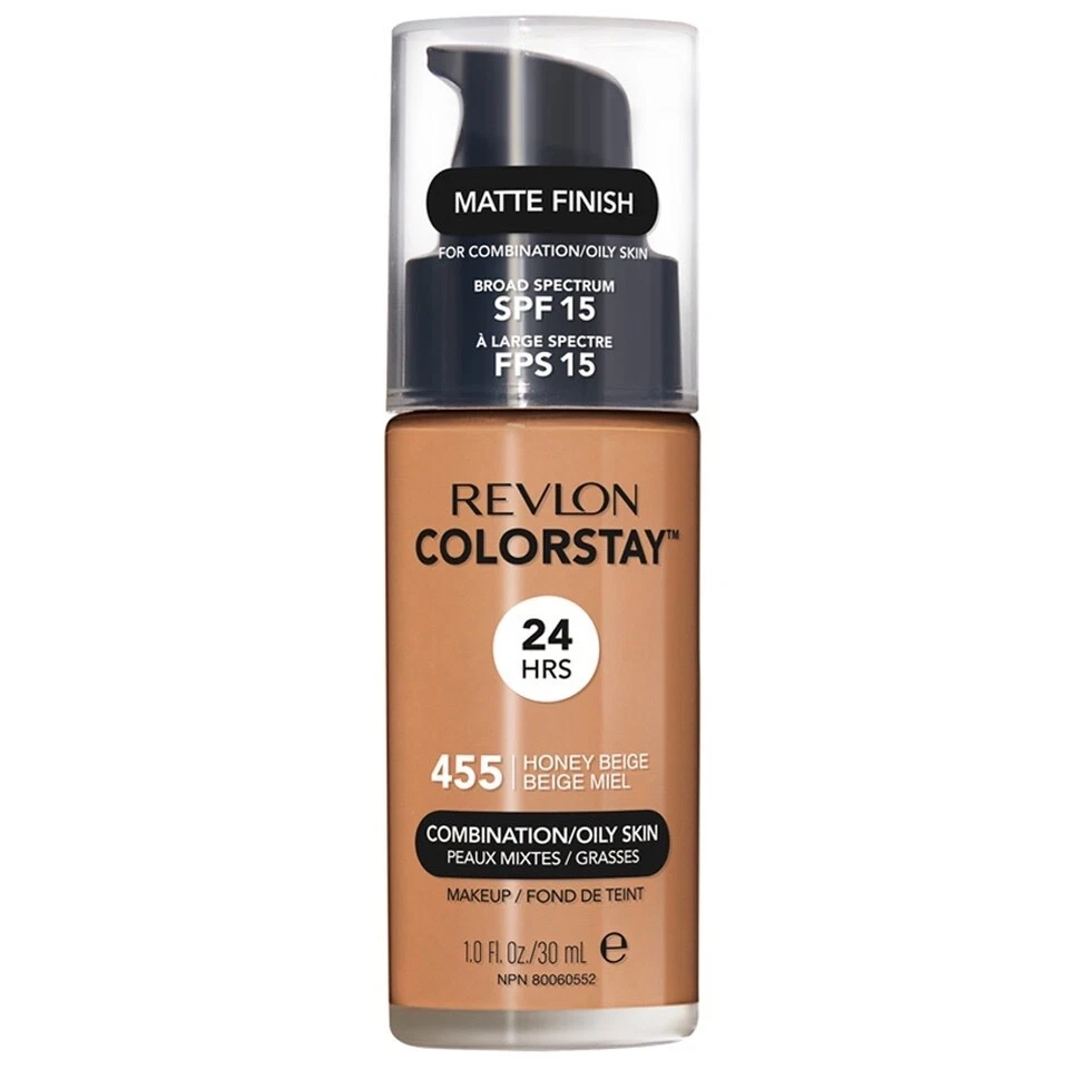 Neu Revlon Colorstay 24hr Matte Fin. Comb to Oily LSF 15 455 Honigbeige - Bild 1 von 1