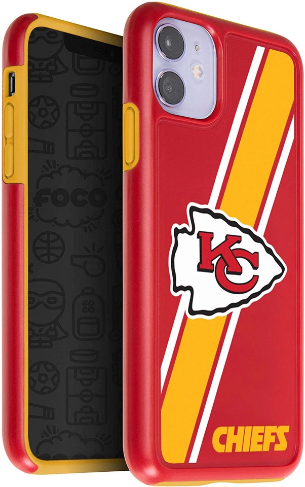 FOCO NFL Kansas City Chiefs Dual Hybrid Case for iPhone 11 & XR (6.1") - Image 1 of 1
