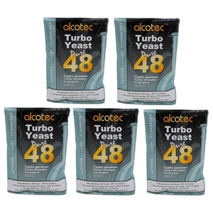 5 x Alcotec 48 Turbo Yeast Value Pack - Picture 1 of 1