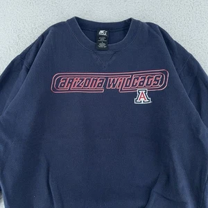Arizona Wildcats Sweater Large NCAA Basketball Pullover Crewneck Starter College - Picture 1 of 8