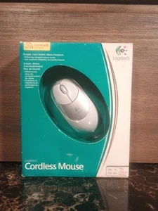 Logitech CORDLESS MOUSE Model 931025-0403 New Old Stock 2003 PC/MAC USB See Pics - Picture 1 of 7