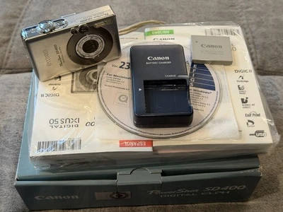 佳能 PowerShot 数码 ELPH SD400 500 万像素 数码相机 带电池充电器 - 漂亮! — 第 1/4 张图片