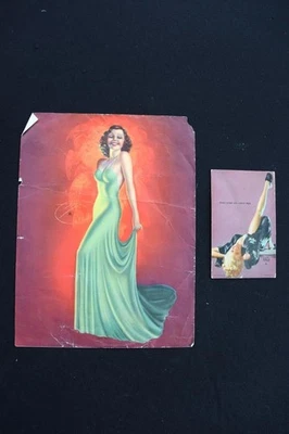 5 Selten Vintage Aufdrücke Für Einrahmung Vargas, & Französisch Sehr Gut Zustand - Bild 1 von 4