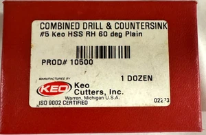 Assorted Lot of Keo Cutters Combined Drill And Countersinks #5, #4, #3, #2 - Picture 1 of 2
