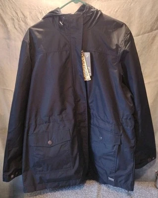 Natural Reflections Essential Parka Reversible Navy Blue Jacket Size XL - Image 1 of 4