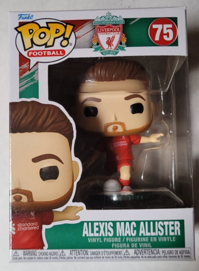Funko Soccer Stars Liverpool Alexis Mac Allister Pop Figure w/ Protector IN HAND - Image 1 of 1
