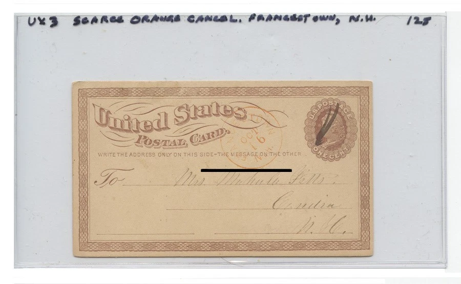 FROM BRADLEY HORTON - UX3 ORANGE CANCEL, VERY SCARCE - Image 1 of 3
