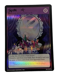 Neopets TCG Card Game - Spite (25/150) Ultra Rare Holo - Near Mint NM Unplayed - Picture 1 of 5