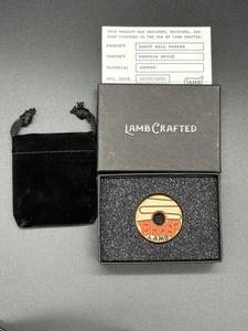 Tyson Lamb - Lamb Crafted Pumpkin Spice Ball Marker - Copper - Halloween 2021 - Picture 1 of 2
