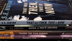 S.E. HINTON/4 PBs Algunas de las historias de Tim, That Was Then, Taming Star, Rumble Fish - Imagen 1 de 1