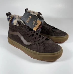 Vans Sk8-Hi Mte 1 PrimaLoft Wildlederimitat Sherpa braun Gummi Herren Gr. 8,5 *NEU* - Bild 1 von 9