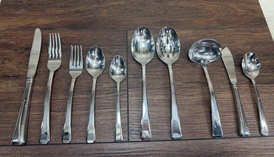 Gorham * Cubiertos de acero inoxidable brillante TRISTAN II ELECCIÓN - ELEGIR - COMO NUEVOS Foto 1 de 3