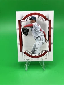 2024 National Treasures Red #91 Red Sox Pedro Martinez #54/75 - Picture 1 of 2