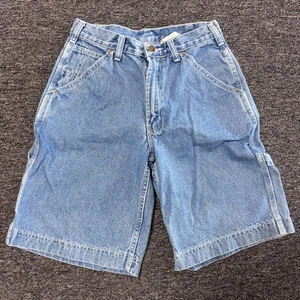 Vintage Bass Y2K 90s Baggy Cargo Skater Shorts Womens - Size 26" Blue - Picture 1 of 7