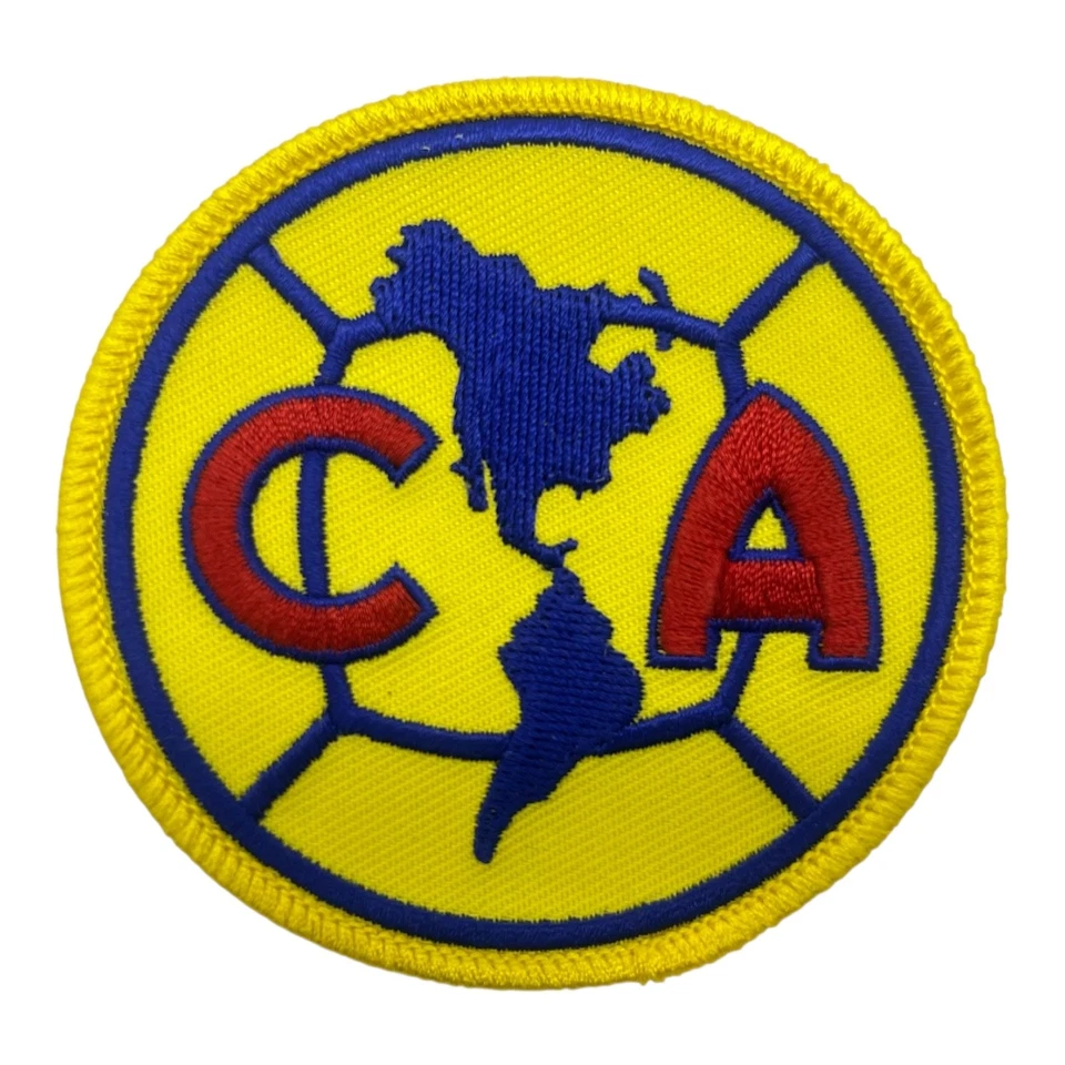 EVERPATCH Club America Patch Embroidered Iron On Sew On Soccer Team Logo 3"
