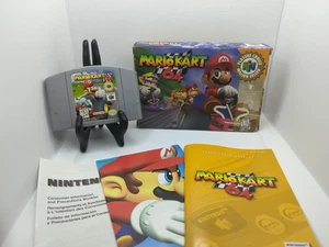 Nintendo 64 N64 Mario Kart 64 (Nintendo, 1997) Players Choice CIB, AUTH, TESTED* - Picture 1 of 8