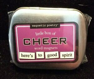 Magnetic Poetry Little Box of CHEER Word Magnets