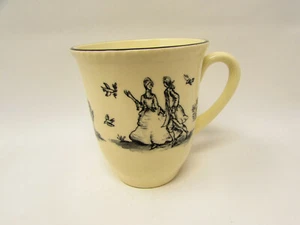WOO81 by Wood & Sons Black Scenes W/Animals And People Mug B234 - Picture 1 of 2