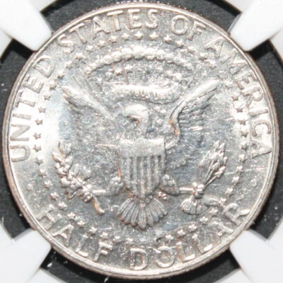 1995 P Kennedy Half Dollar Reverse Huge Struck thru ERROR NGC Certified Coin! - Image 1 of 4