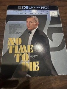 No Time to Die (2021) 4K Ultra HD Blu-ray 2-Disc US Release w/Daniel Craig - Picture 1 of 3