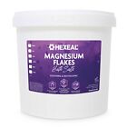 Hexeal MAGNESIUM FLAKES | 5kg Bucket | 100% Pure | Bath Soak| Magnesium Chloride