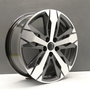 PEUGEOT 3008 GREY DIAMOND CUT 18" ALLOY WHEEL RIM 7.5J 9811635077 GENUINE X1 - Picture 1 of 14