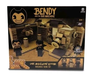 BENDY AND THE INK MACHINE ROOM BUILDABLE SCENE SET INCLUDES 3 BUILDABLE FIGURES. - Picture 1 of 7