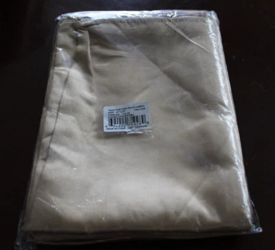 Juego de 10 servilletas de cena de tela satinada de alta resistencia color champán 20" x 20" nuevas Foto 1 de 4