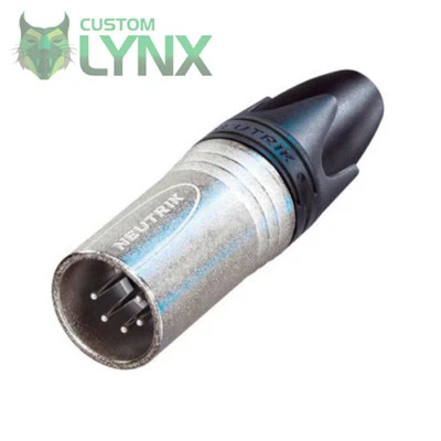 Neutrik NC5MXX 5 PIN macho XLR Cable Conector. PRO DMX Enchufe de iluminación de níquel