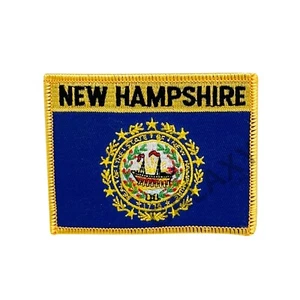New Hampshire State Patch / New Hampshire Flag / Iron On - Picture 1 of 1