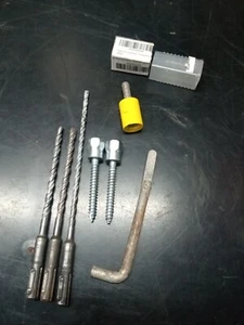 SDS PLUS 1/4" 06 024 Masonry Hammer Drill Bit & 3/16" Made in Germany Lot bits - Picture 1 of 12