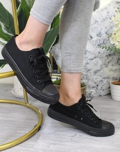 black pump trainers womens