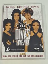 Divas Live 99 - DVD - Whitney - Cher - Tina - Brandy - Region 4 - FAST POST