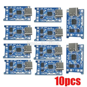 1-20PCS USB Type-C 5V 1A 18650 TP4056 Lithium Battery Charger Charging Board - Bild 1 von 20