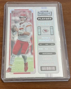 Patrick Mahomes 2022 Panini Contender Football Playoff Ticket 098/199 - Picture 1 of 3