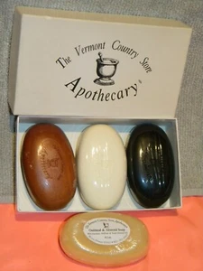 BOTICARIO VERMONT COUNTRY STORE 4 BARRAS de 4,2 OZ CADA JABÓN CON CAJA, SIN USAR - Imagen 1 de 2