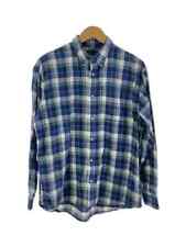 Cabela�fs/Long sleeve shirt/L/Cotton/BLU/Check/Flannel
