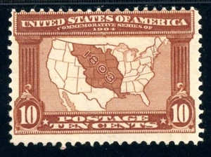 USAstamps Unused VF US 1904 Louisiana Purchase Scott 327 OG MHR - Picture 1 of 2