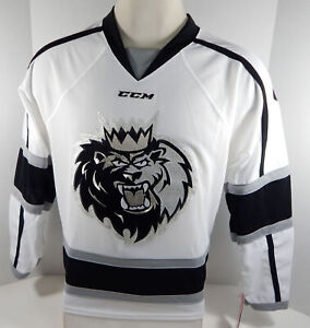 Manchester Monarchs Blank Authentic Replica White Jersey Small